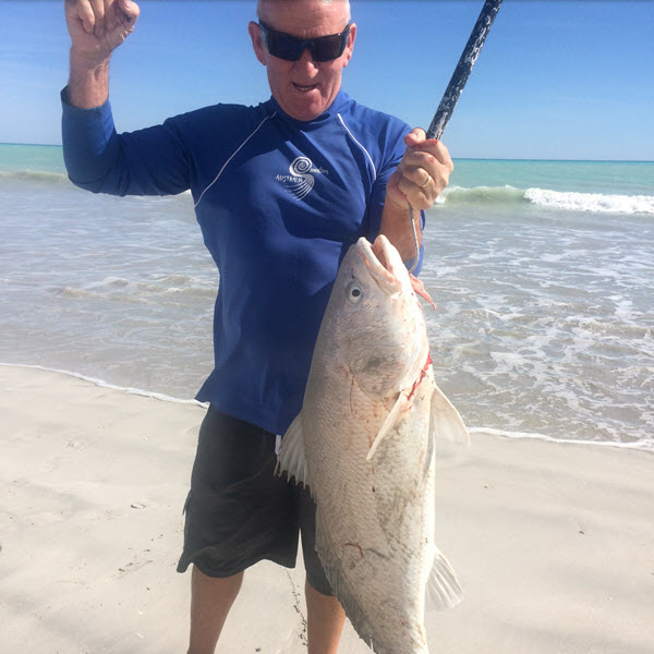 Shark Fishing from the Perth Shores in Australia