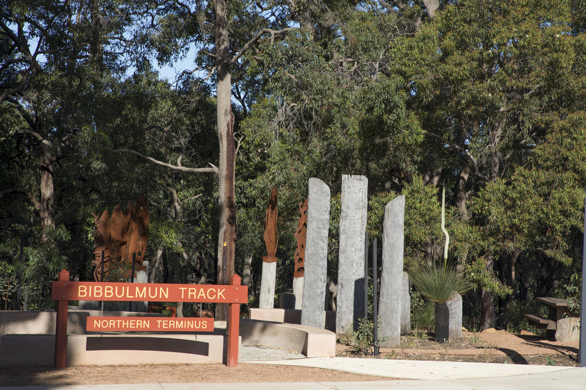 Bibbulmun Track Northern Terminus Kalamunda.