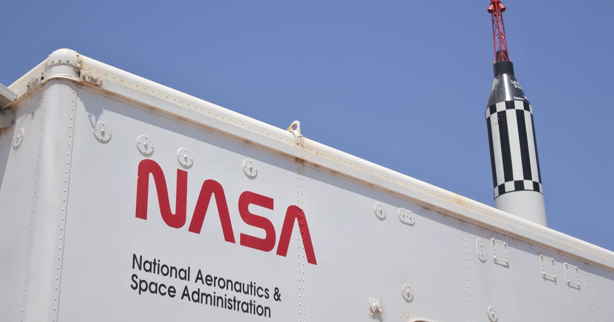 The old ex-NASA National Aeronautics & Space Administration in Carnarvon, WA.