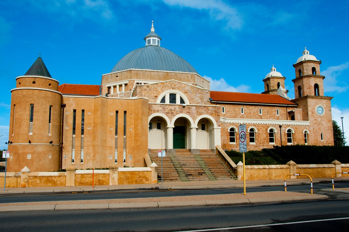Take a tour of the St Francis Xavier Cathedral in Geraldton, Australia.
