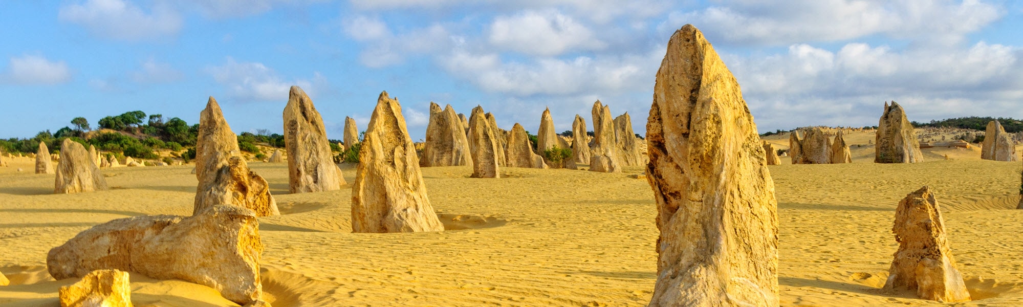 Pinnacles in the desert at Nambung National Park in WA.