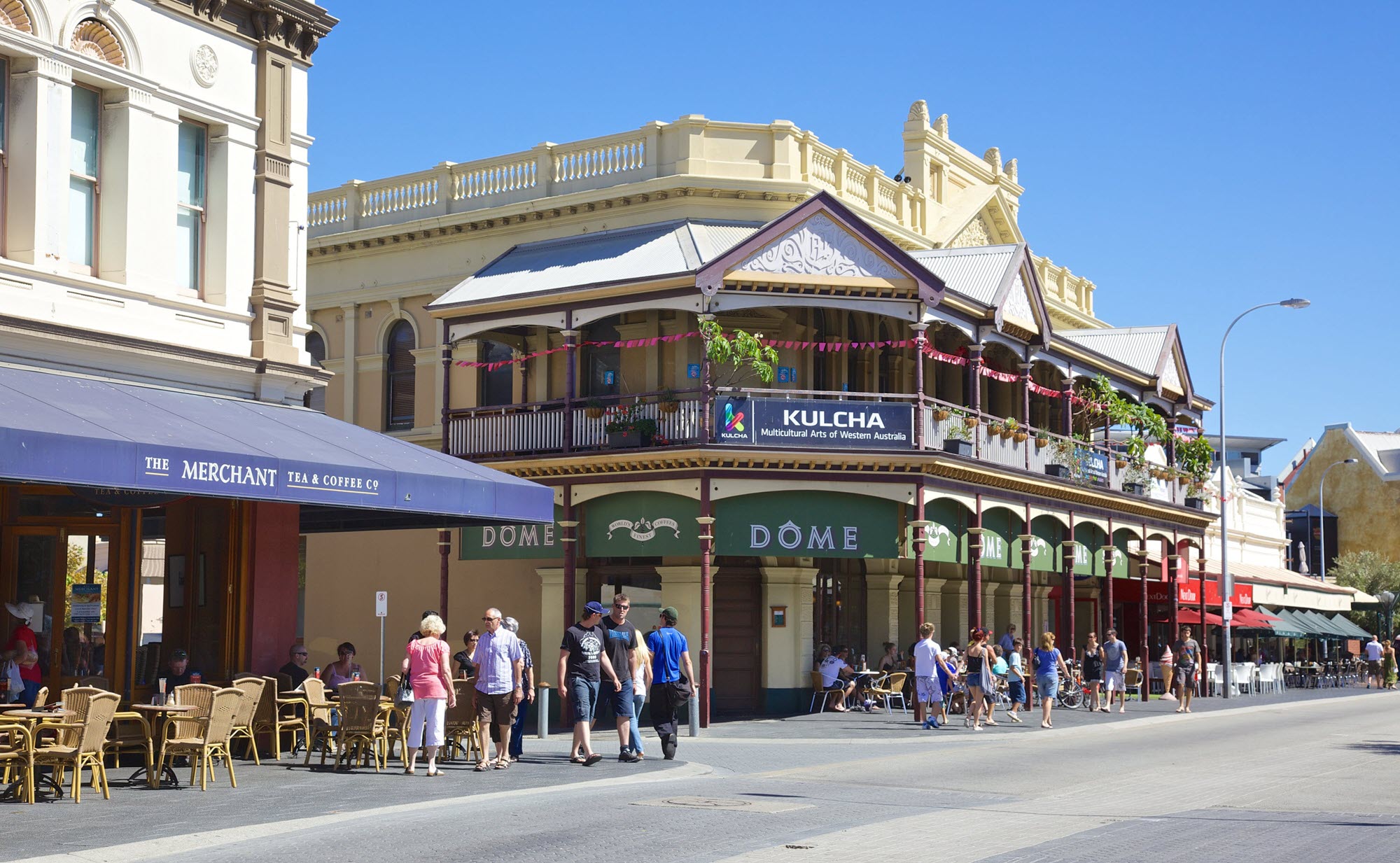 Cappuccino Strip in Fremantle, Western Australia.