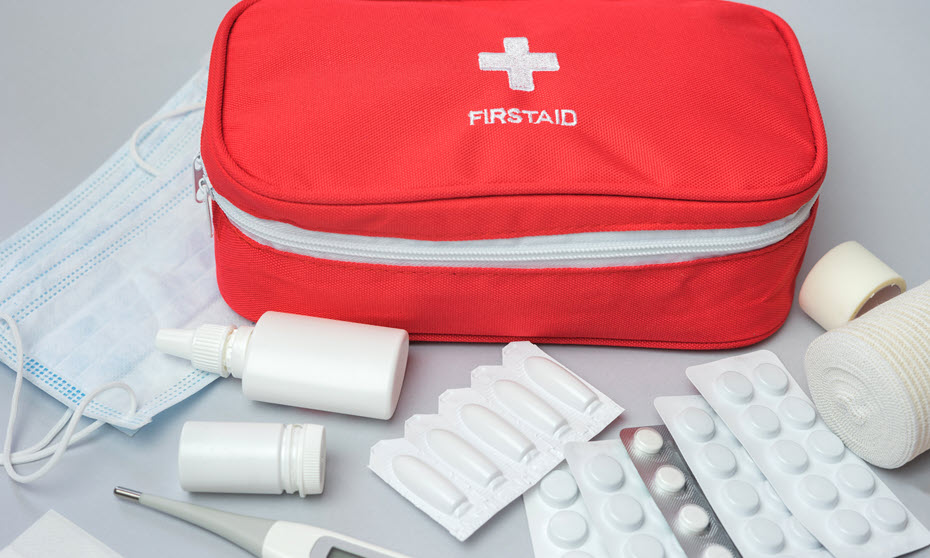 First aid kit 2024 with medication