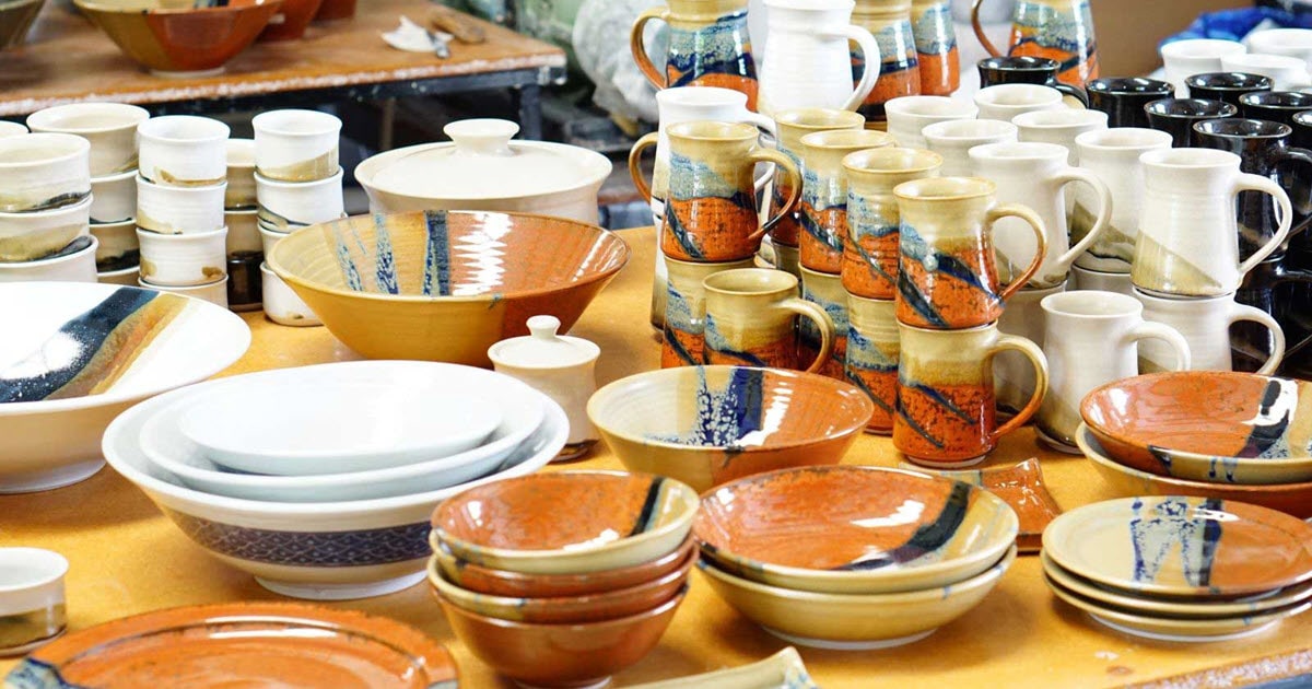 Creative handmade pottery and porcelain at Spiral Studio in Walpole, WA.