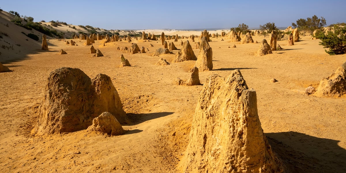 Pinnacles Desert in Cervantes, Jurien Bay.