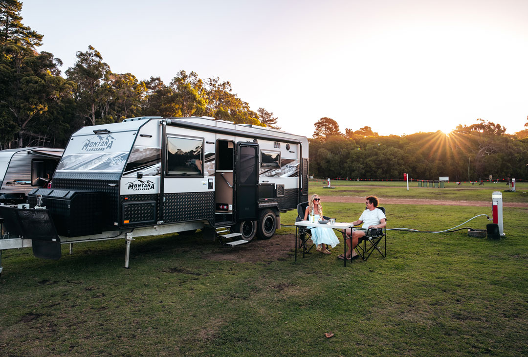 Camping site options in Walpole, WA.