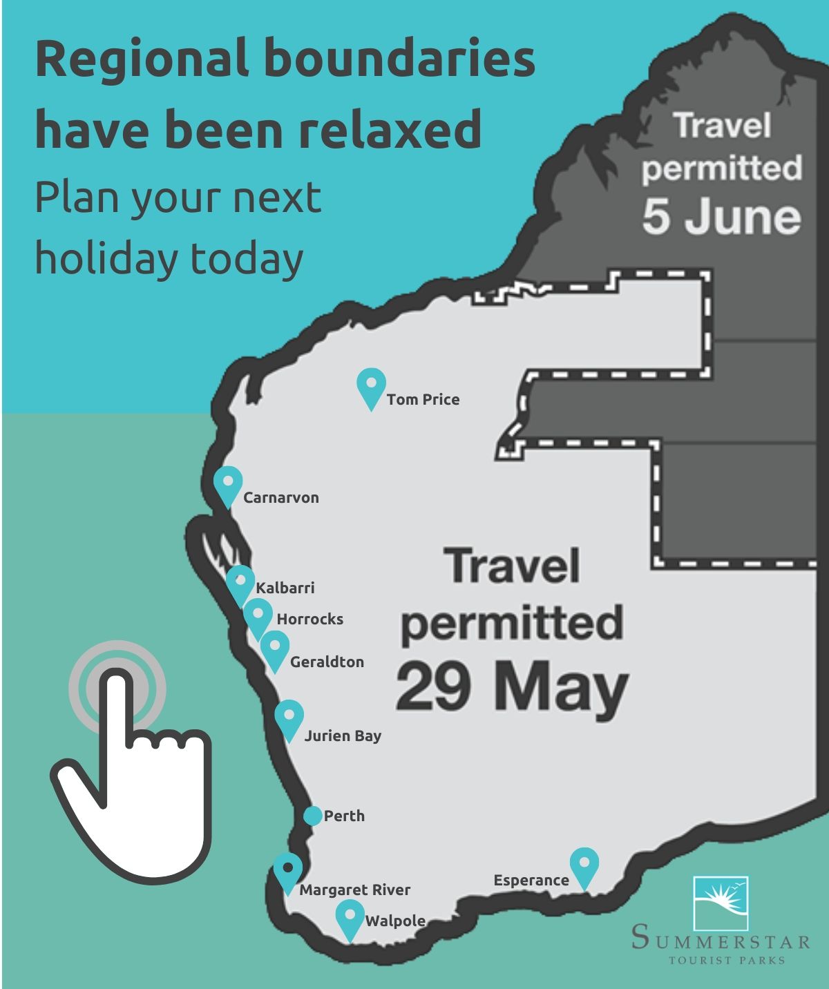 changes to regional travel may 29th