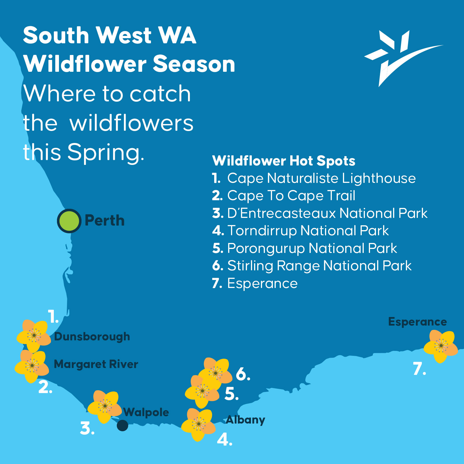 wildflower routes south west wa